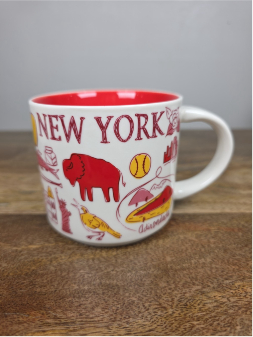 Starbucks New York State Been There Series Mug 14 Oz 2017 Red Coffee Cup